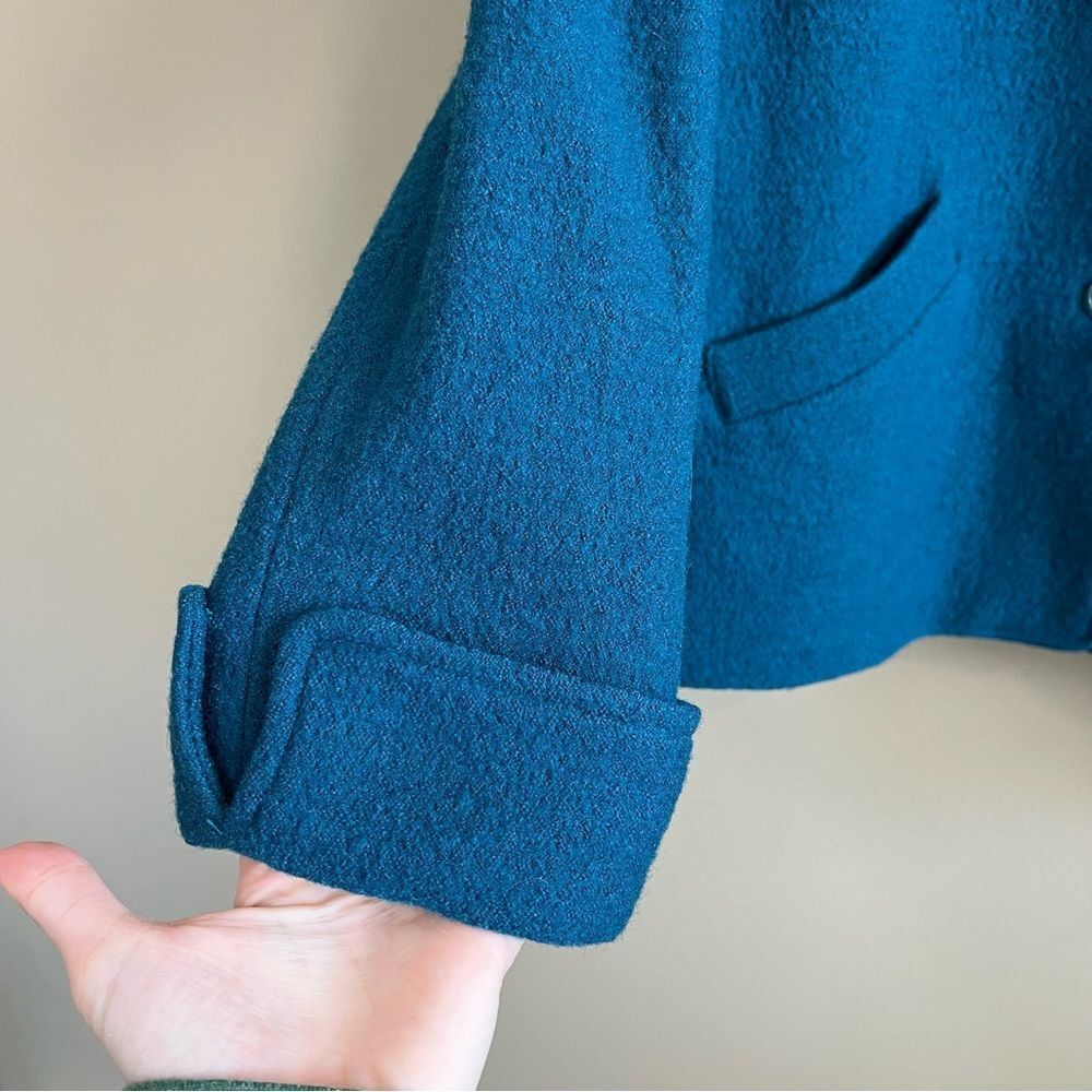 Pendleton Teal Wool Button-Up Jacket - Picture 6 of 11